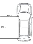 Awnings mounting setup drawings Quad 2,5x2 Awnings mounting setup drawings Quad 2,5x2