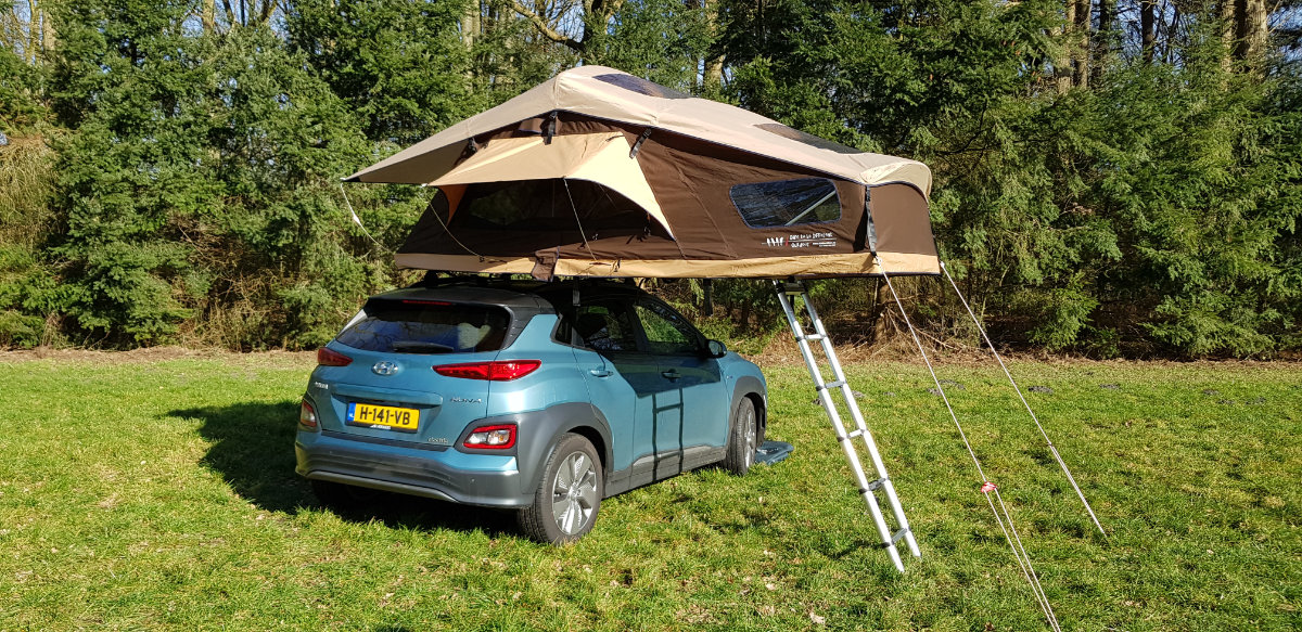 DTBD Outdoor 140L Delux  Rooftoptent dachzelt Daktent (2)