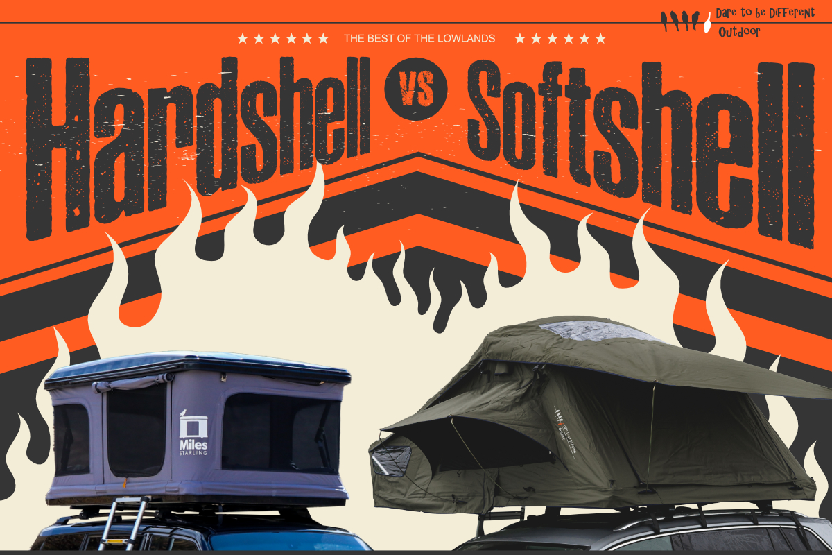 Hardshell VS Softshell-Dachzelte